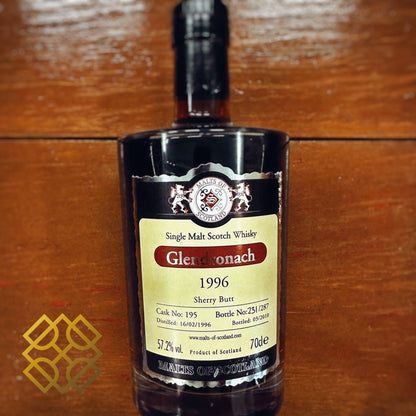 Malts of Scotland Glendronach 1996/2010, 195, Sherry Butt, 57.2% (WF91) (分現金/信用卡價) - 蘇格蘭威士忌