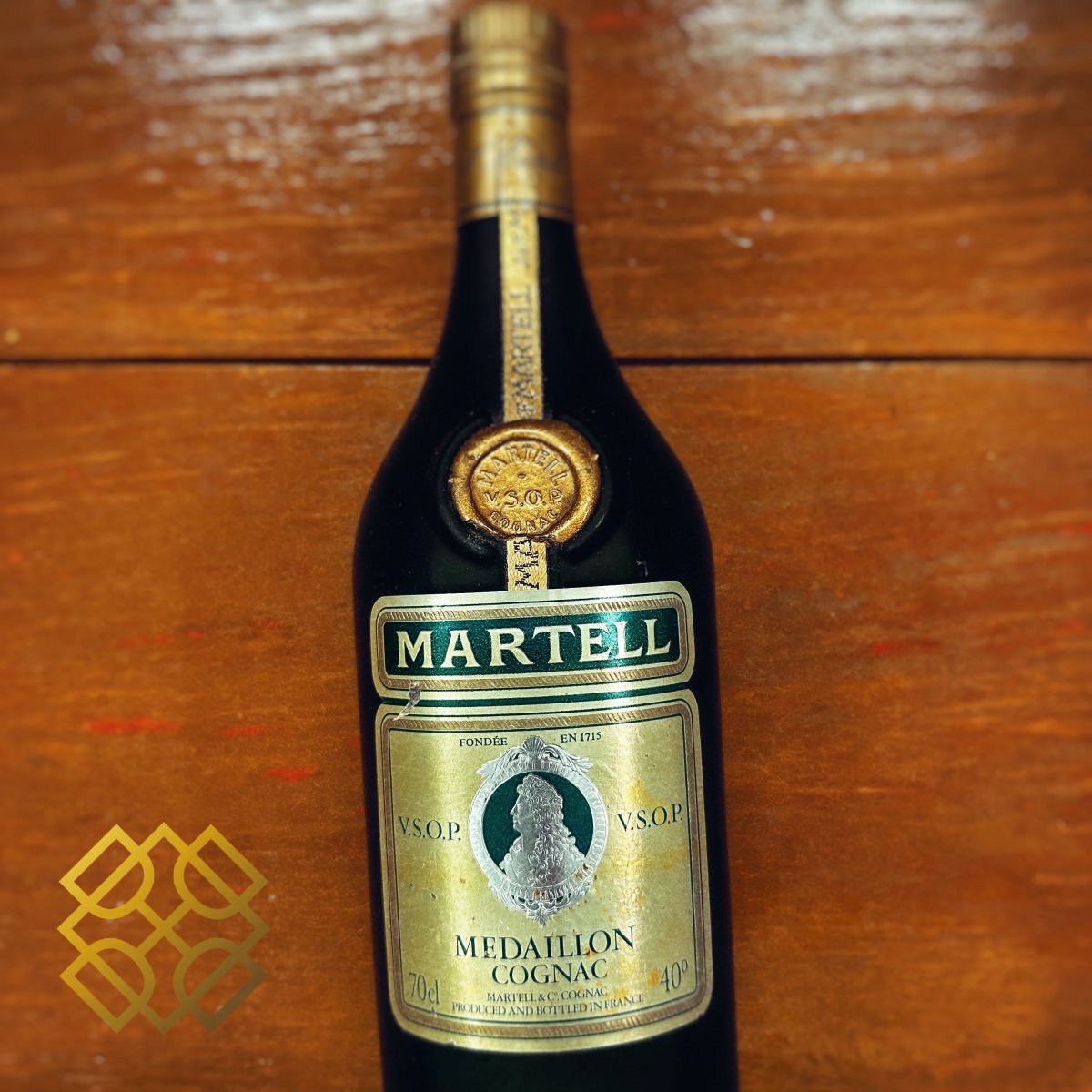Martell Medaillon V.S.O.P. Cogac, 1975 - 1980s version, 40% - Cognac