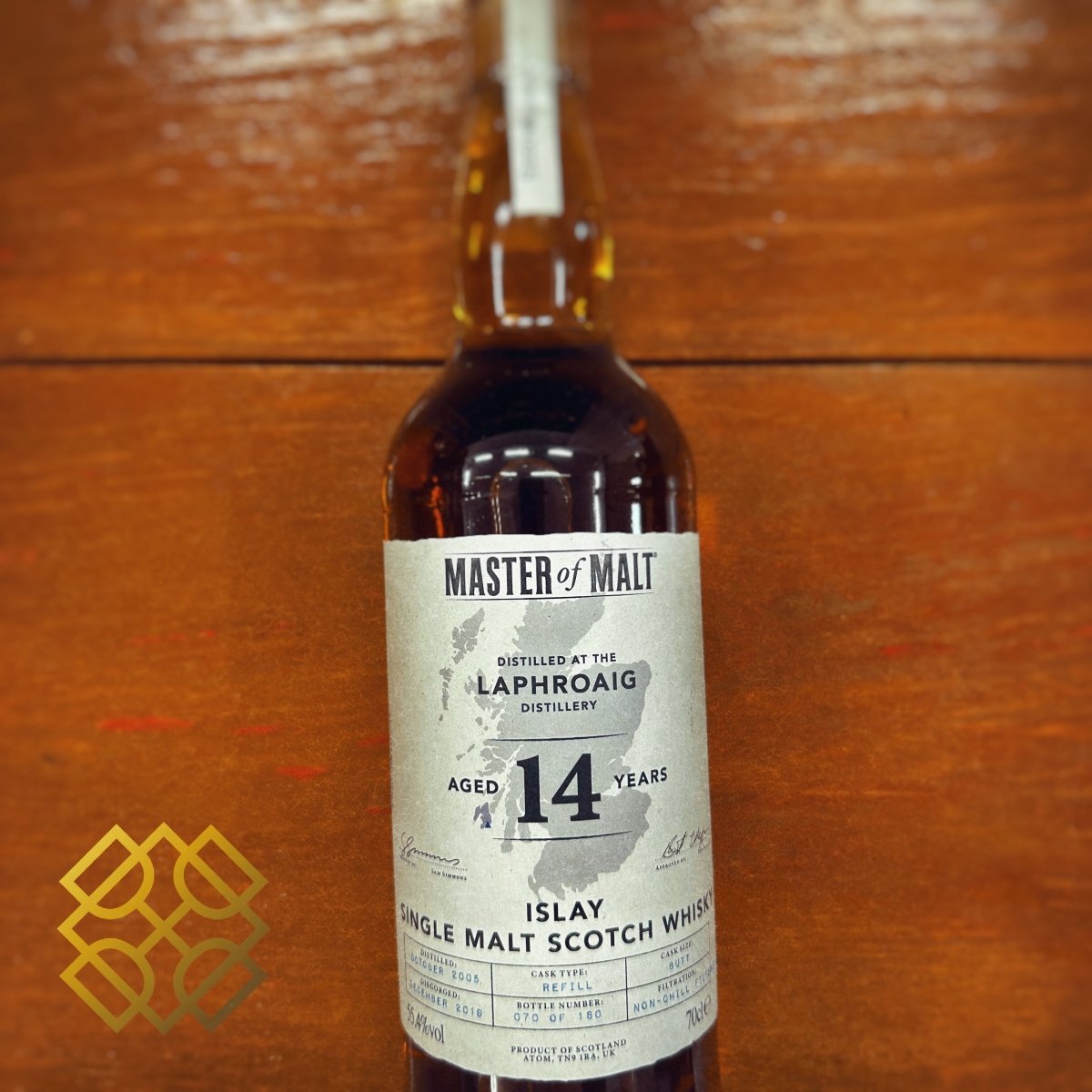 Master of Malt Laphroaig 14YO, 2005/2019, Release No. 0225, 55.4% (分現金/信用卡價) - 蘇格蘭威士忌