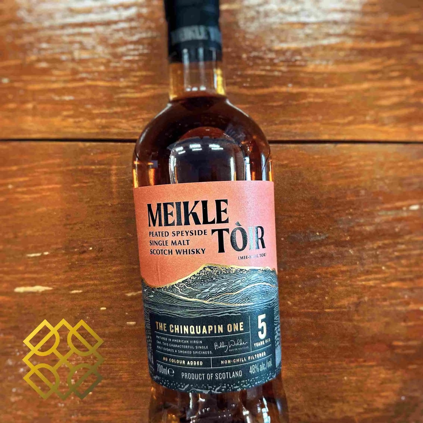 Meikle Toir (GlenAllachie) - 5YO, Chinquapin One, Peated, 48% (WF89) - Scotch Whisky