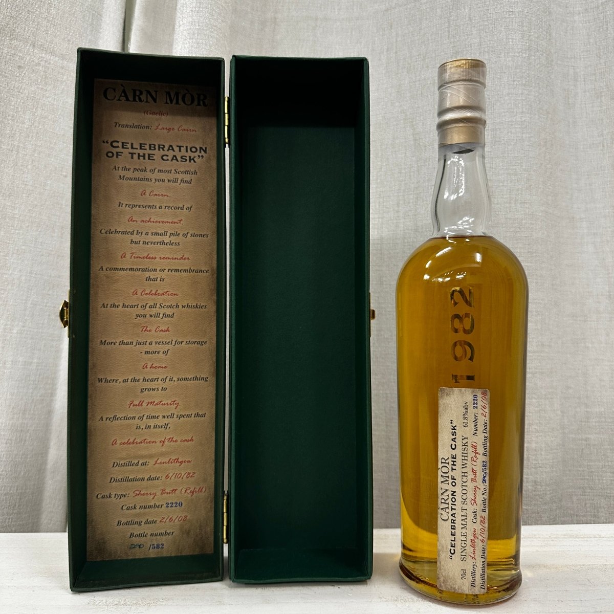 MMcK Linlithgow(St. Magdalene) - 25YO, 1982/2008, 2220, Refill Sherry Butt, 61.8% (WF92) (分現金/信用卡價) - 蘇格蘭威士忌