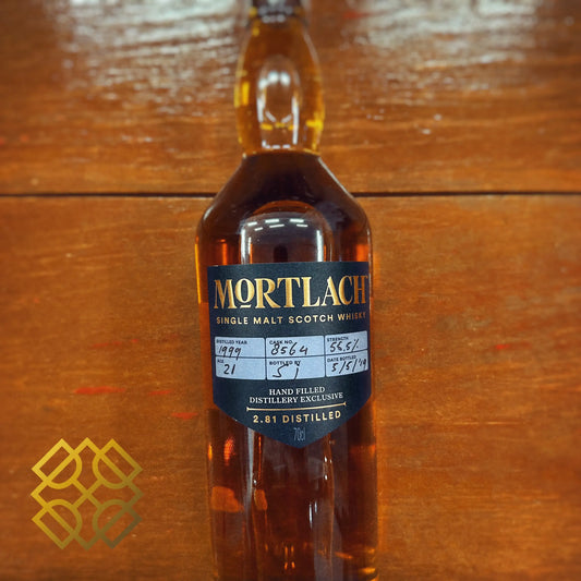 Mortlach - 19YO, 1999/2019, #8564, Hand Filled at the Distillery, 55.5% (WF91) (分現金/信用卡價) - Scotch Whisky