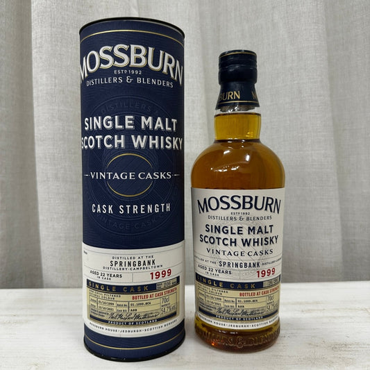 Mossburn Springbank 22YO, 1999/2021, Batch 01.1099.SC4, 54.7% (WF90) (分現金/信用卡價) - 蘇格蘭威士忌