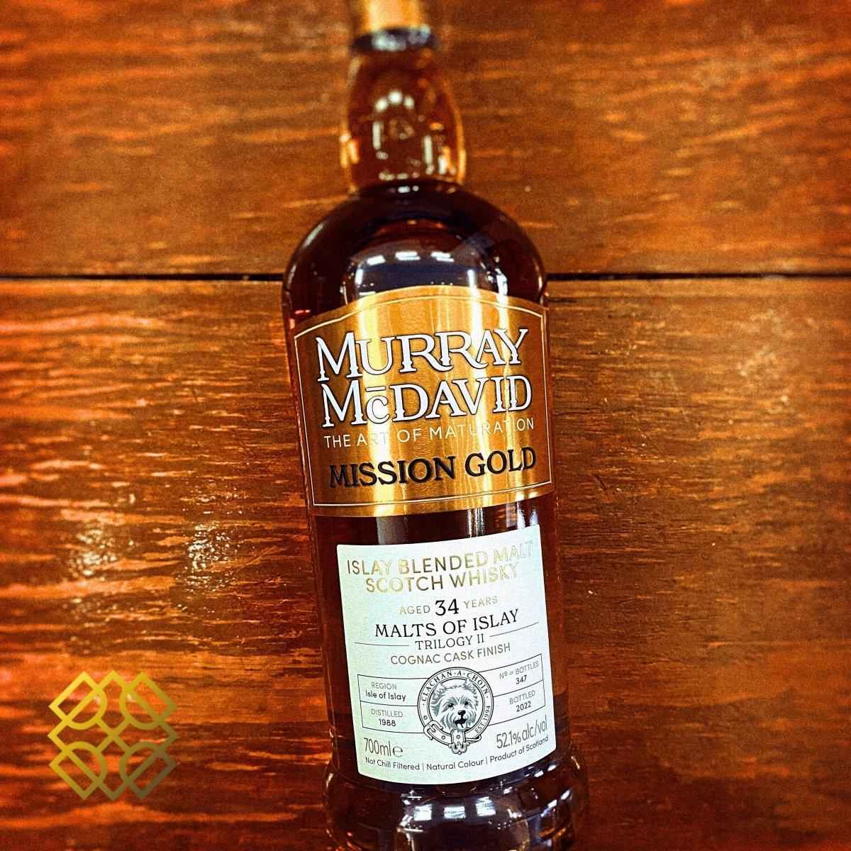 Murray McDavid - 34YO Islay Blended Malt, Cognac Finish, Trilogy II, 52.1%  Type : Blended malt whisky 威士忌