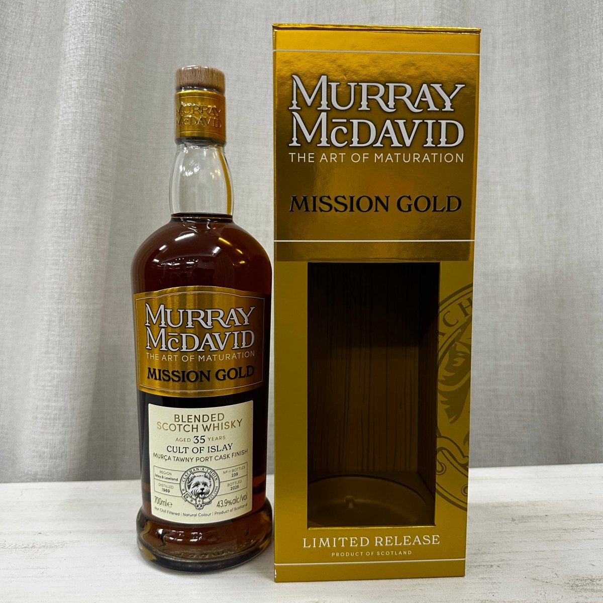 Murray McDavid Blended (Bowmore Laphroaig, North British) 35YO - 1989/2025, Mission Gold, 43.9% (分現金/信用卡價) - 蘇格蘭威士忌