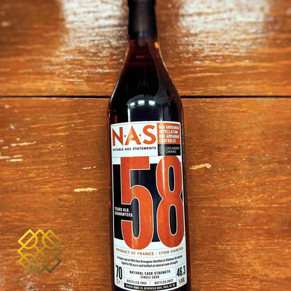 NAS Bas Armagnac - 58YO, 1963/2022, 46.3% (WF92) - Armagnac