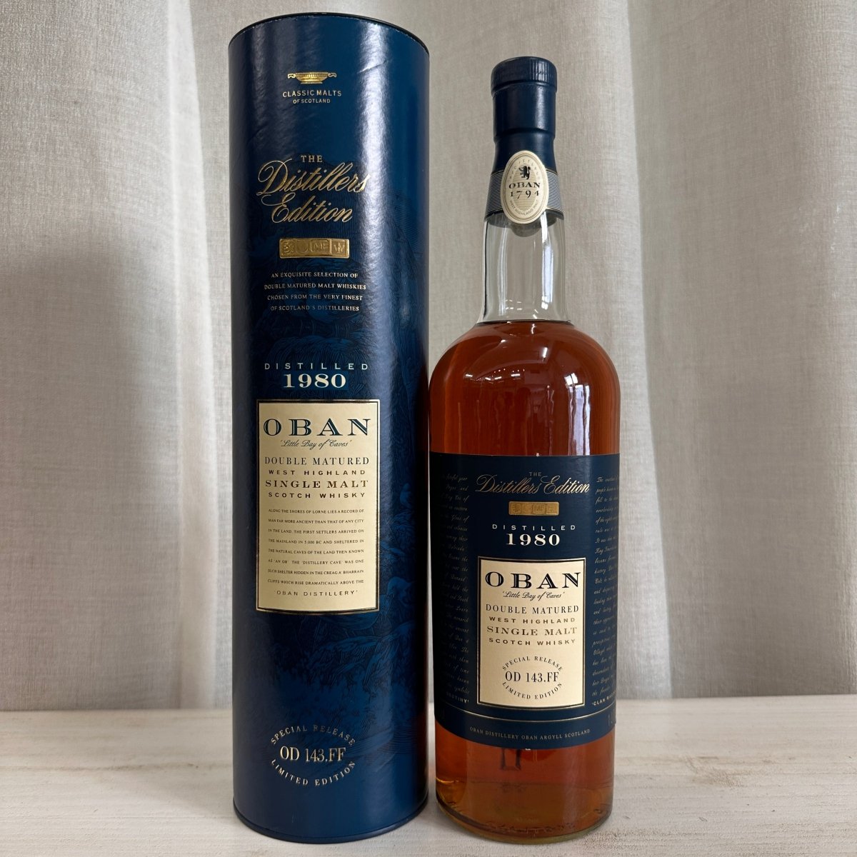 Oban 1980/1997, The Distillers Edition, OD 143.FF, 43% (分現金/信用卡價) - 蘇格蘭威士忌