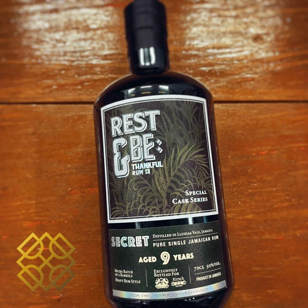 Rest & Be Thankful Secret Jamaica Rum - 9YO, Micro Batch, 50% - Rum