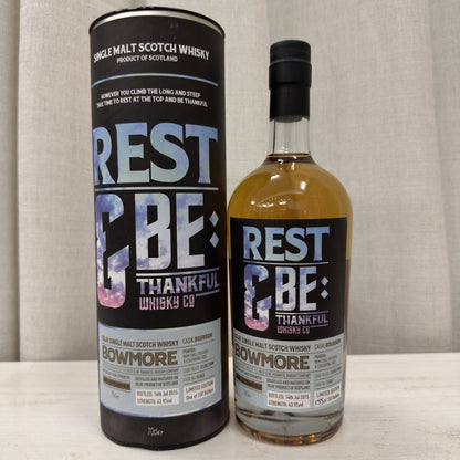 Rest & Be Thankful Bowmore 30YO, 1985/2015, #56063, 43.9% (WB88.05) (分現金/信用卡價) - 蘇格蘭威士忌