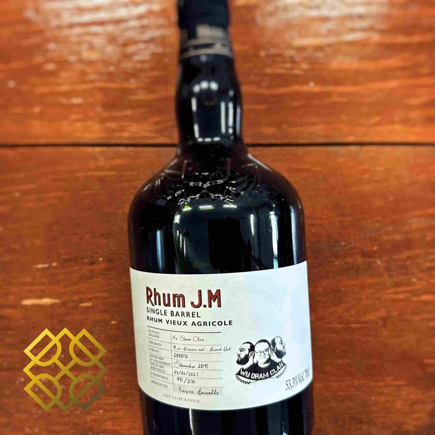 Rhum J.M - 7YO, 2015/2023, #200097, for WDC, 53.3% (WF88) - Rum