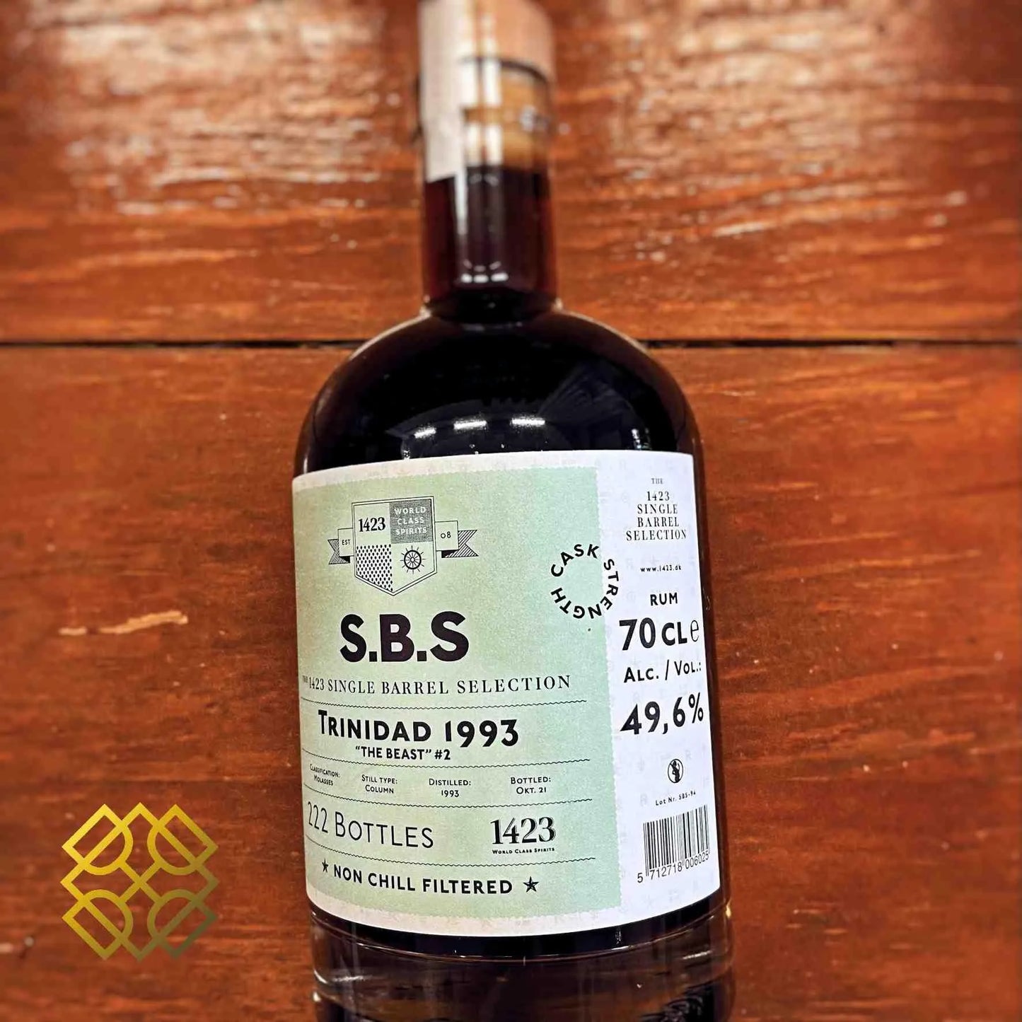 S.B.S Caroni - 28YO, 1993/2021, The Beast#2, 49.6% - Rum