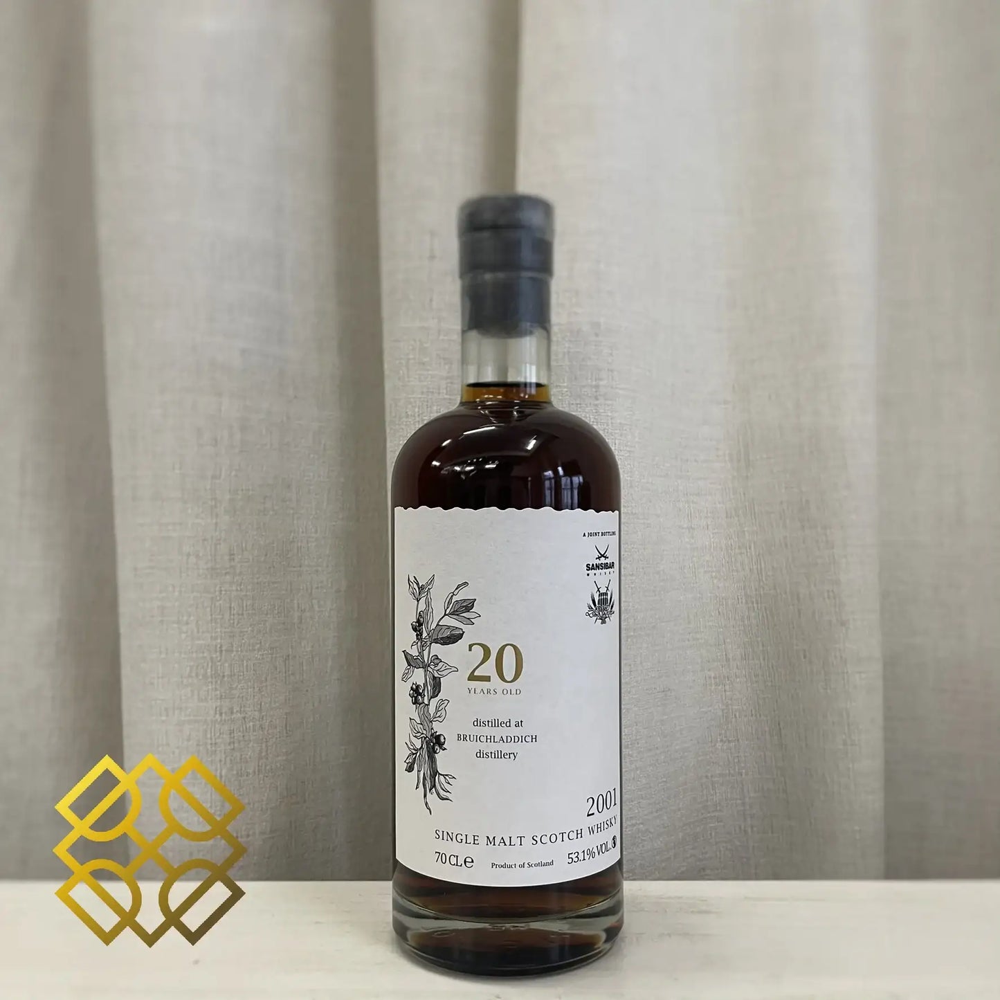 Sansibar Bruichladdich - 20YO, 2001/2021, White Label, 53.1% (WF90) (分現金/信用卡價) - Scotch Whisky