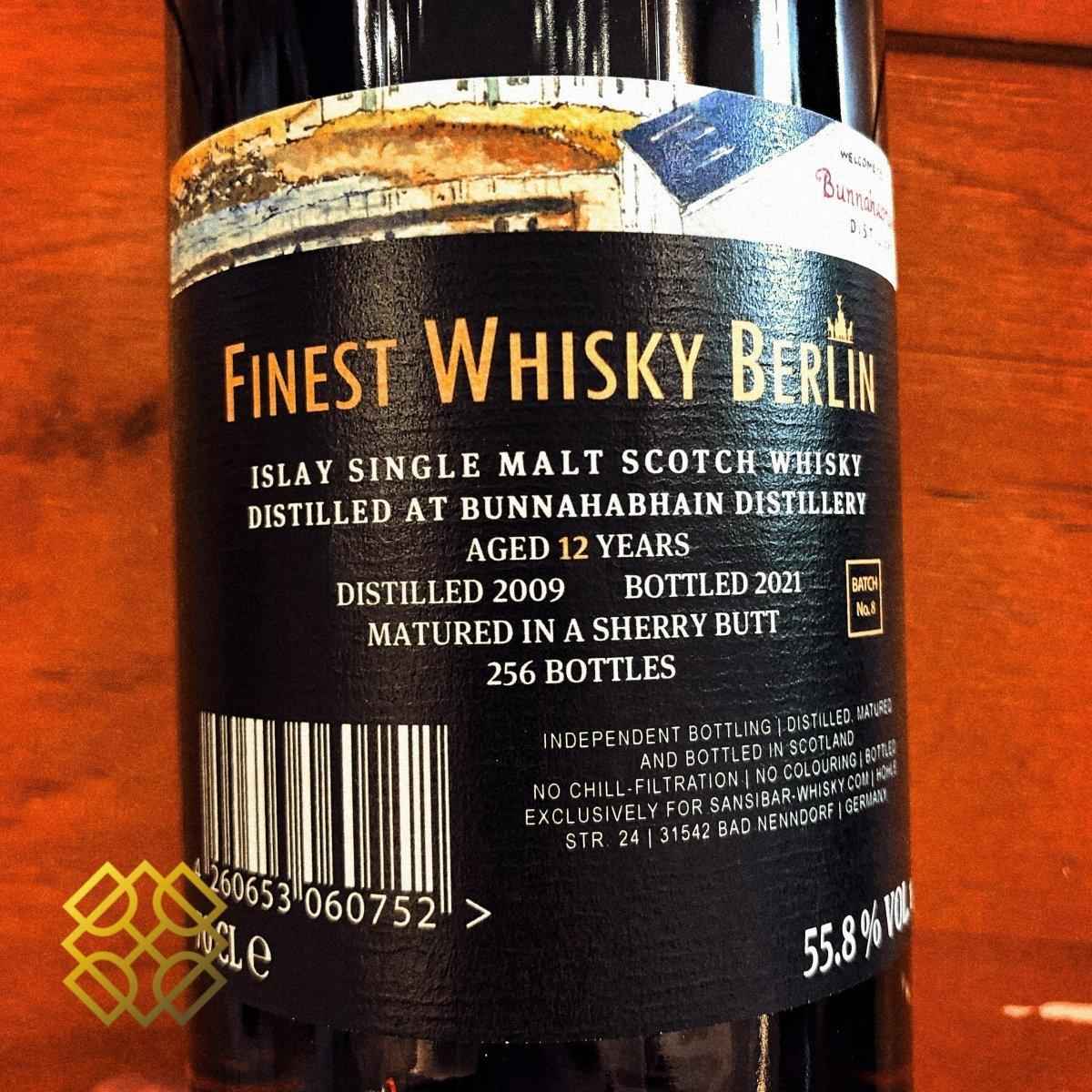 Sansibar Bunnahabhain - 12YO, 2009/2021, Sherry, 55.8% - Scotch Whisky - Country_Scotland - Bunnahabhain - Sansibar, 2