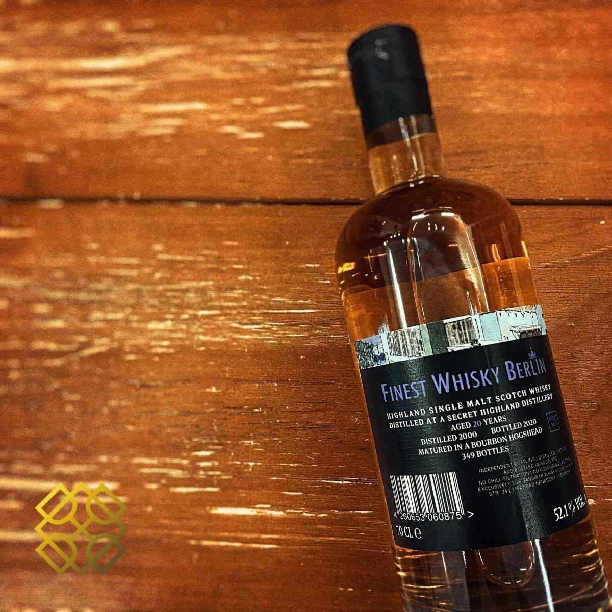 Sansibar Secret Highland - 20YO, Bourbon, 52.1%  Type : Single malt whisky, 2