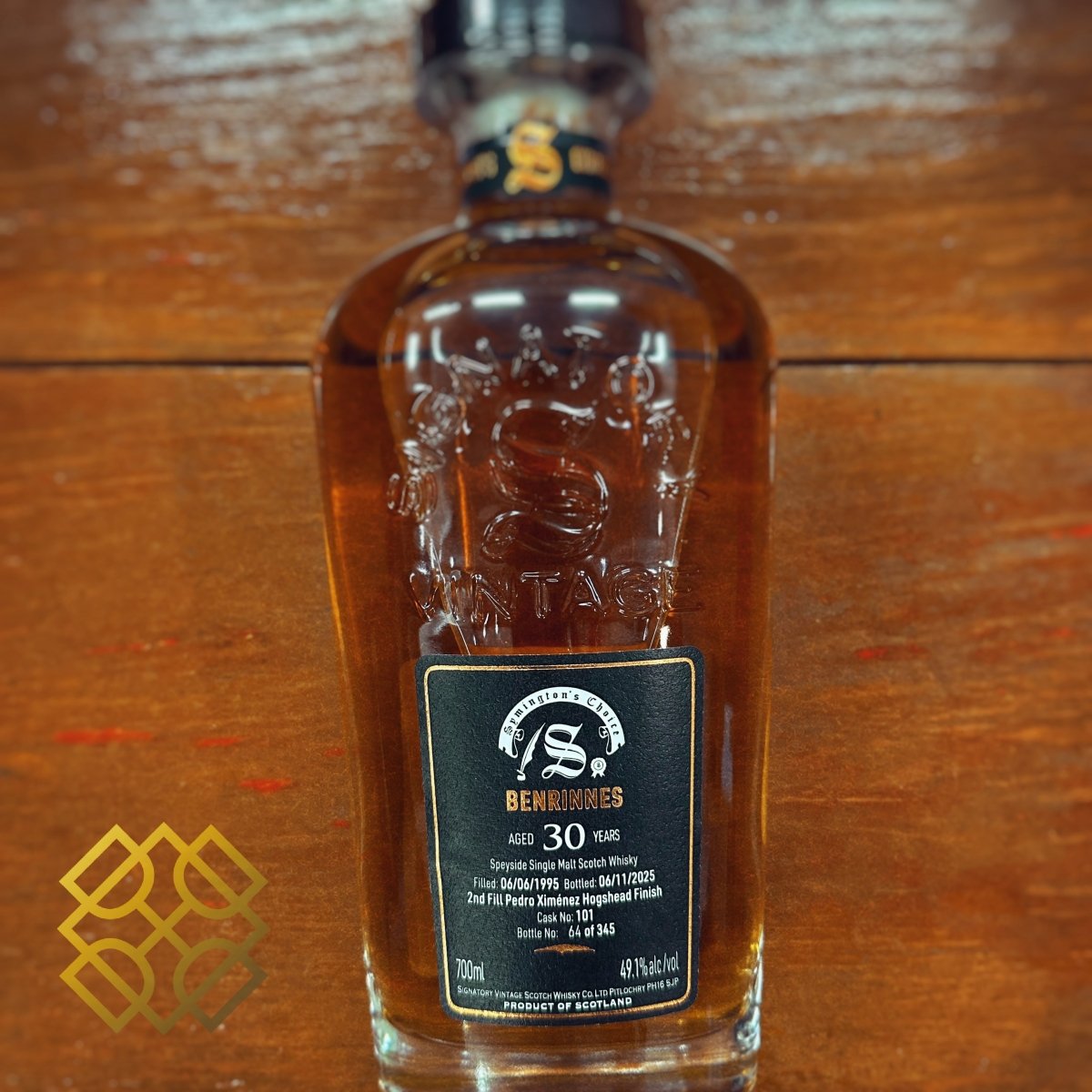 Signatory Vintage Benrinnes 30YO, 1995/2025, Symington’s Choice, 101, 49.1% (WB89) (分現金/信用卡價) - 蘇格蘭威士忌