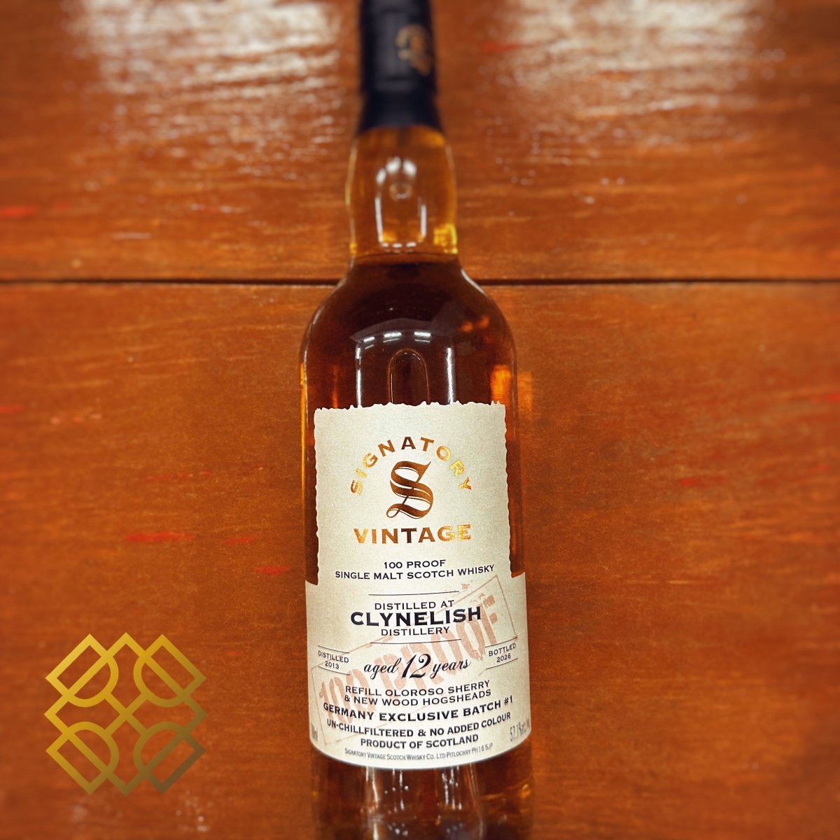 Signatory Vintage Clynelish 12YO, 2013, 100 Proof, Batch 1, 57.1% - 蘇格蘭威士忌
