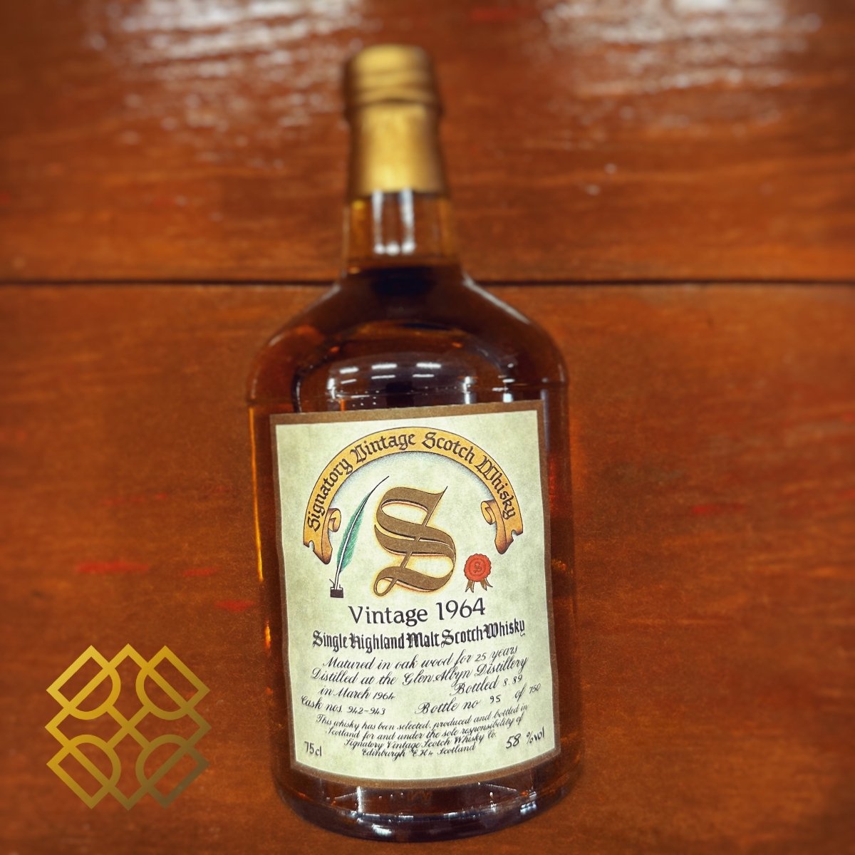 Signatory Vintage Glen Albyn 25YO, 1964/1989, Vintage Collection - Dumpy, 942 + 943, 58% (WB87.75) (分現金/信用卡價) - 蘇格蘭威士忌