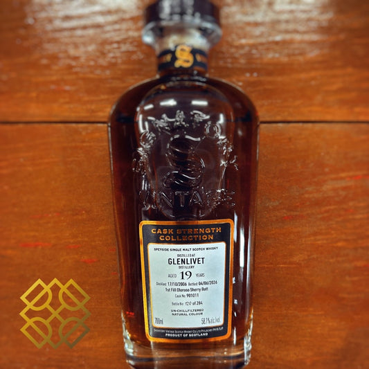 Signatory Vintage Glenlivet 19YO, 2006/2026, 901011, 58.1% - 蘇格蘭威士忌