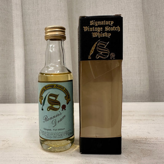 Signatory Vintage Ronnie's Dram, Single Grain Whisky, 43%, 50ml - 蘇格蘭威士忌
