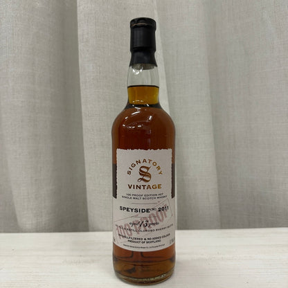 Signatory Vintage Speyside (M) 13YO, 2011/2024, 100 Proof 27, 57.1% - 蘇格蘭威士忌