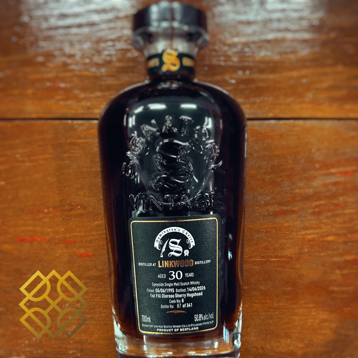 Signatory Vintage (SV) Linkwood 30YO, 1995/2026, Cask Strength Collection - Symington’s Choice, 8, 50.8% (分現金/信用卡價) - 蘇格蘭威士忌