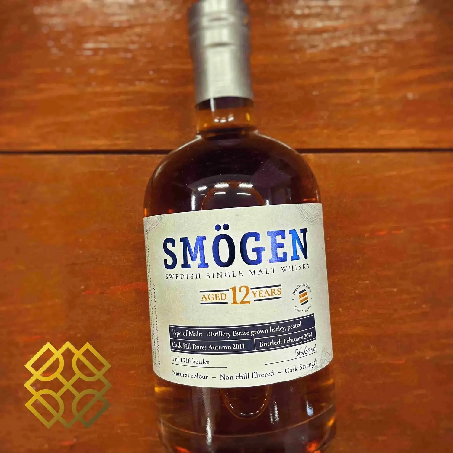 Smögen - 12YO, 2011/2024, Distillery Estate Barley, Peated, 56.6% (WB87.09) - Swedish Whiskies