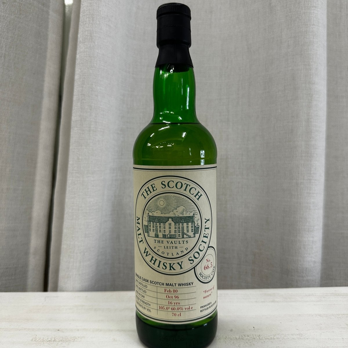 SMWS 66.5 Ardmore 16YO, 1980/1996, Forces of nature, 60% (分現金/信用卡價) - 蘇格蘭威士忌