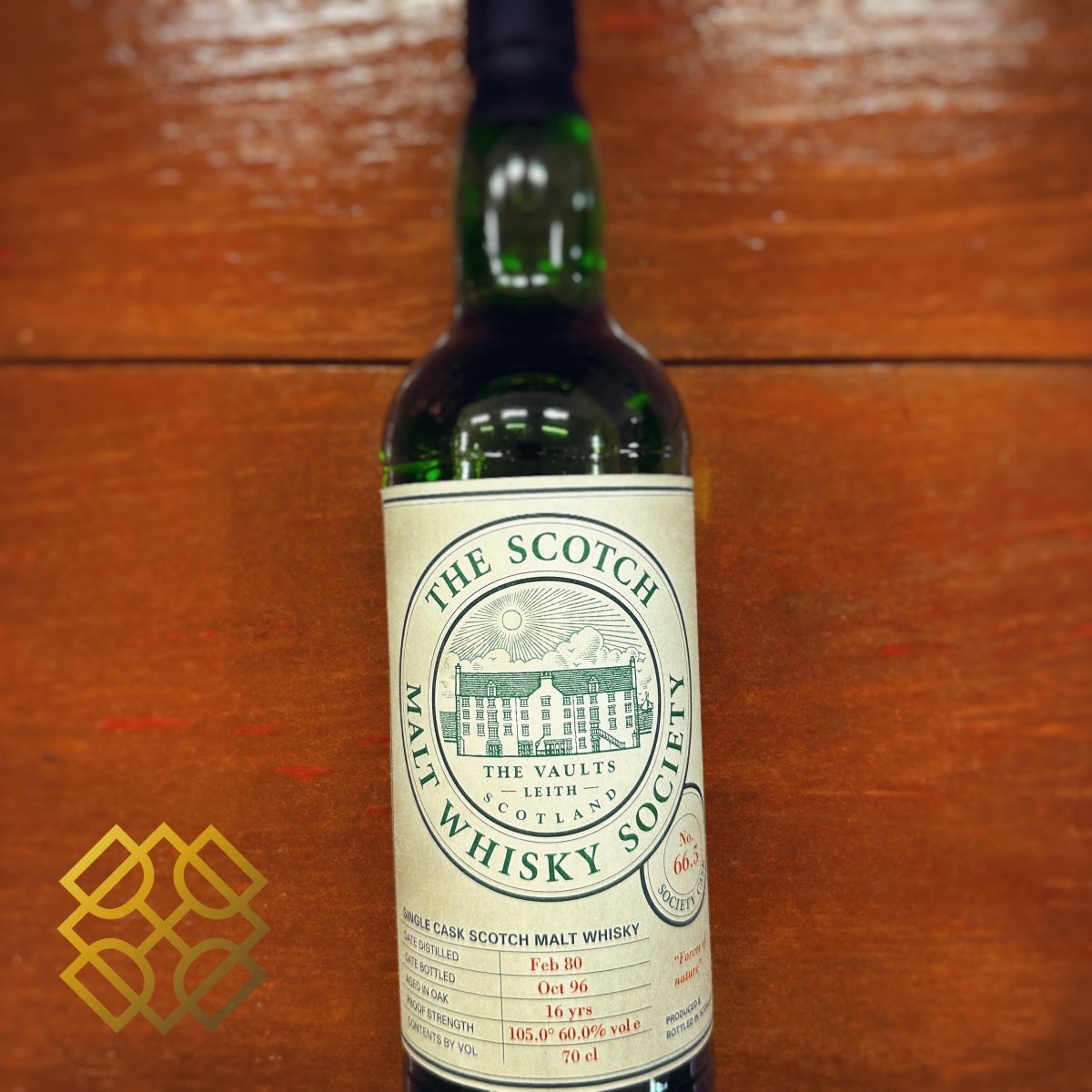 SMWS 66.5 Ardmore 16YO, 1980/1996, Forces of nature, 60% (分現金/信用卡價) - 蘇格蘭威士忌
