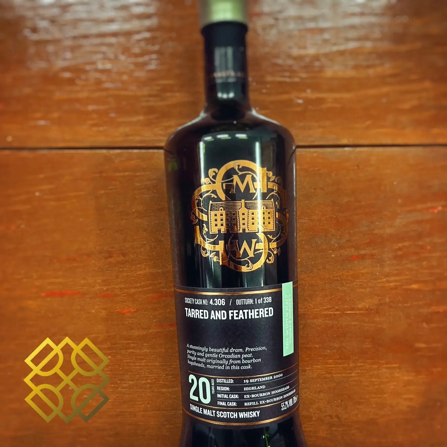 SMWS Highland Park - 20YO, 2000, #4.306, Tarred and feathered, 55.2% (WB89.56) (分現金/信用卡價) - Scotch Whisky
