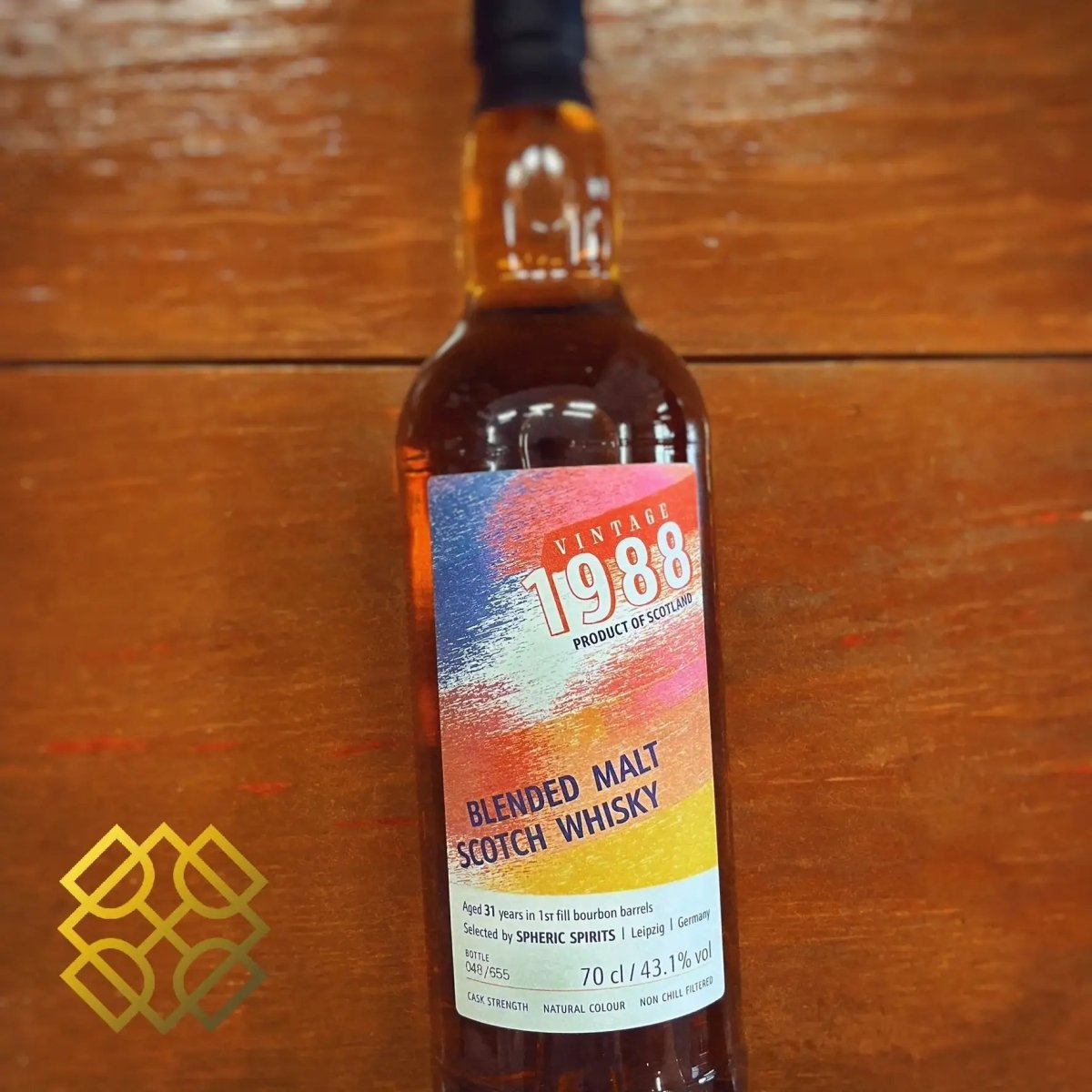 Spheric Spirits - 31YO, 1988, Blended Malt Scotch Whisky, 43.1% (WF88) (分現金/信用卡價) - Scotch Whisky