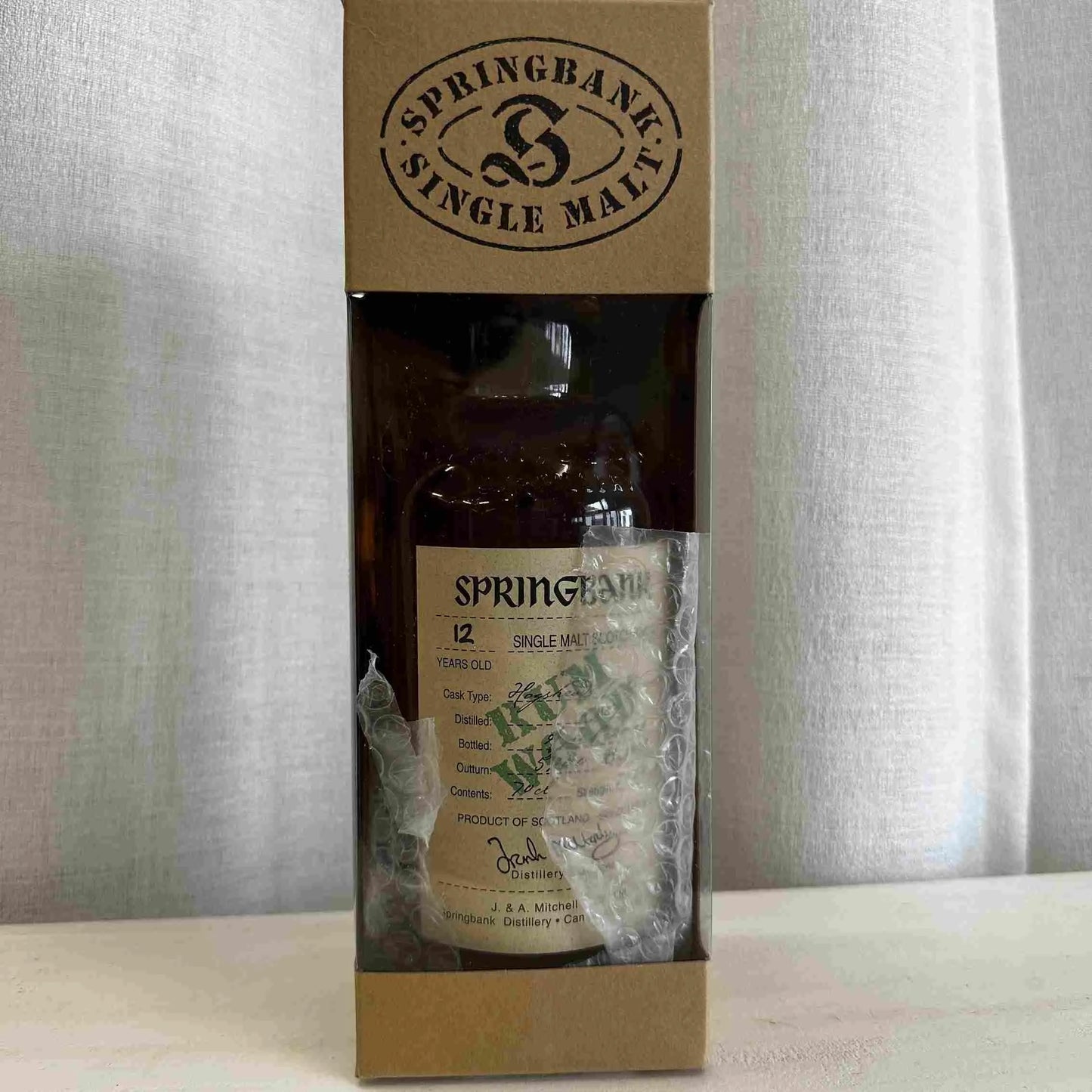 Springbank - 12YO, 1989/2002, Wood Expressions, Rum Wood, 54.6% - Scotch Whisky