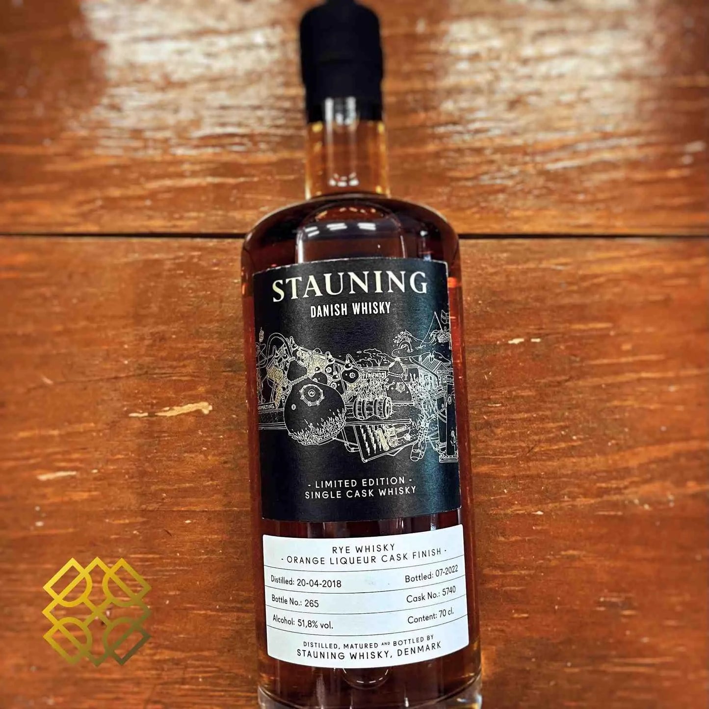 Stauning - 4YO, 2018/2022, Orange Liqueur Cask Finish, 51.8% - Other Whiskies