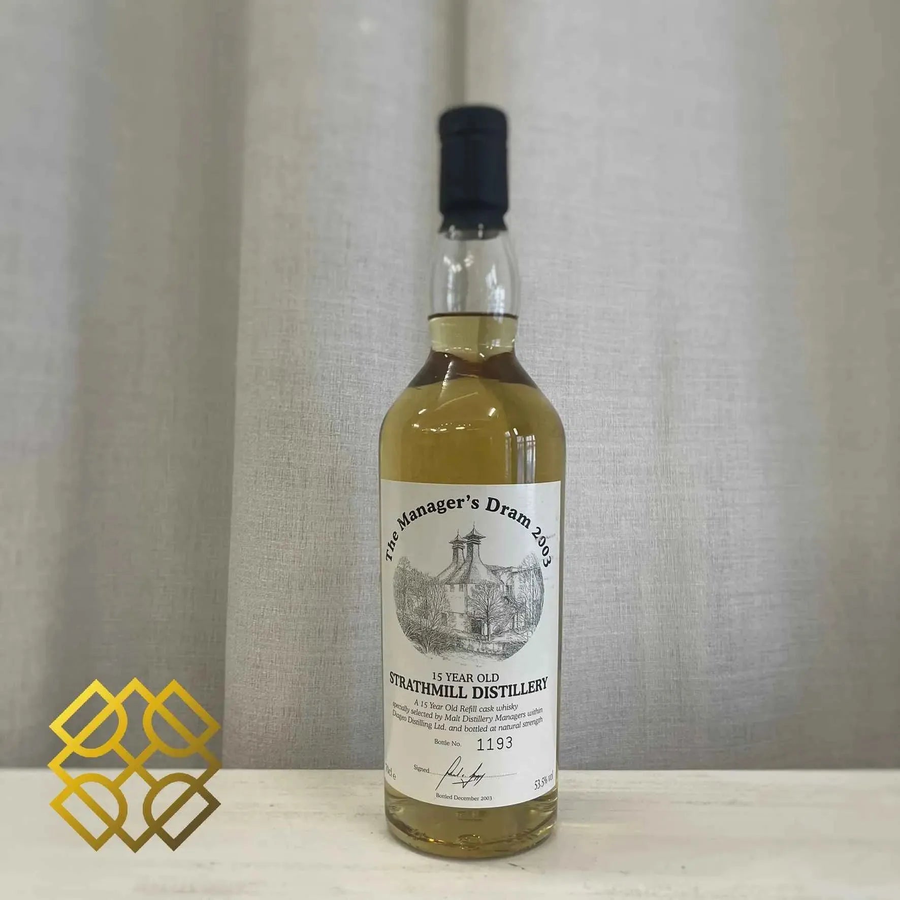 Strathmill - 15YO, 2003, The Manager's Dram, 53.5% (WF88) (分現金/信用卡價) - Scotch Whisky