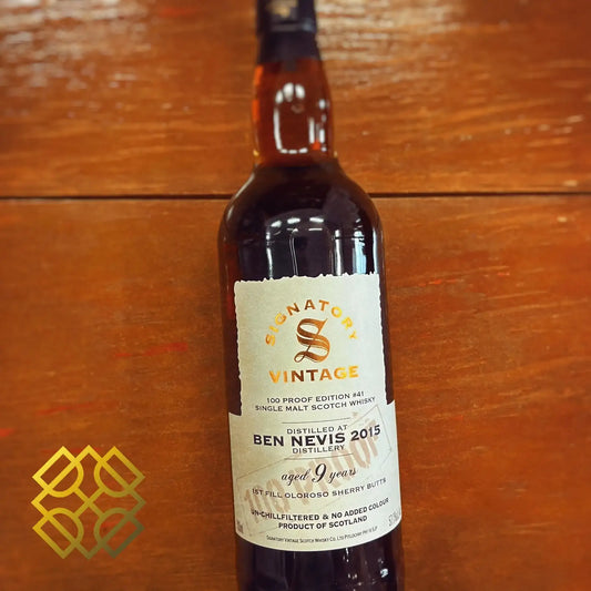 SV Ben Nevis 9YO, 2015/2025, 100 Proof Edition #41, 57.1% - Scotch Whisky