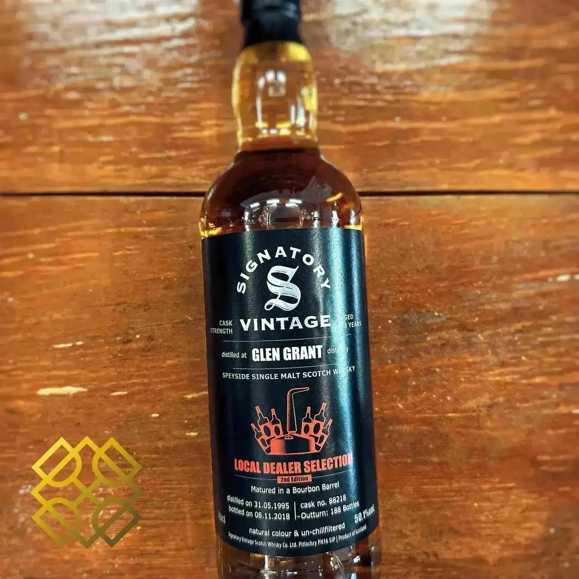 SV Glen Grant - 23YO, 1995/2018, #88218, 50.1% - Scotch Whisky