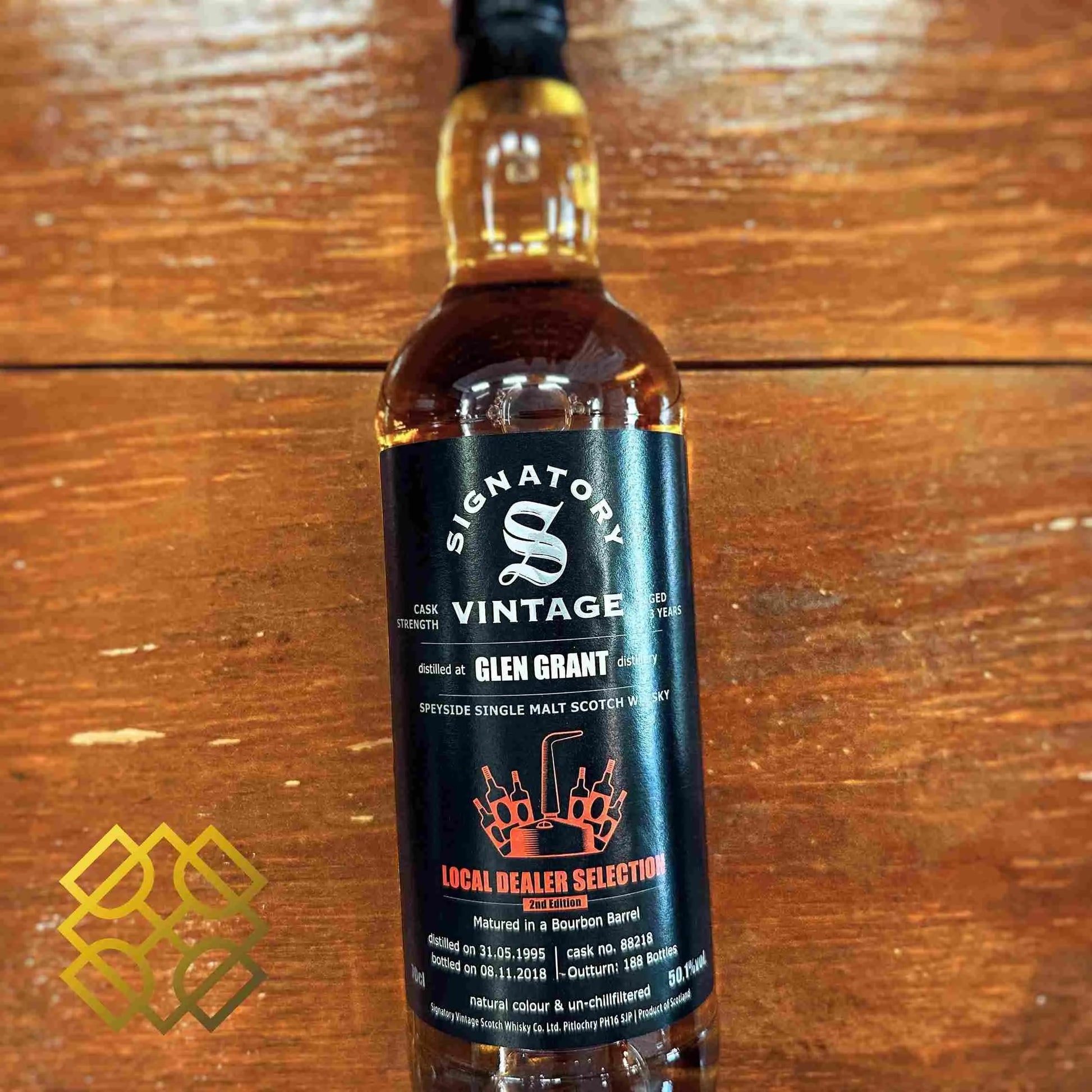 SV Glen Grant - 23YO, 1995/2018, #88218, 50.1% - Scotch Whisky