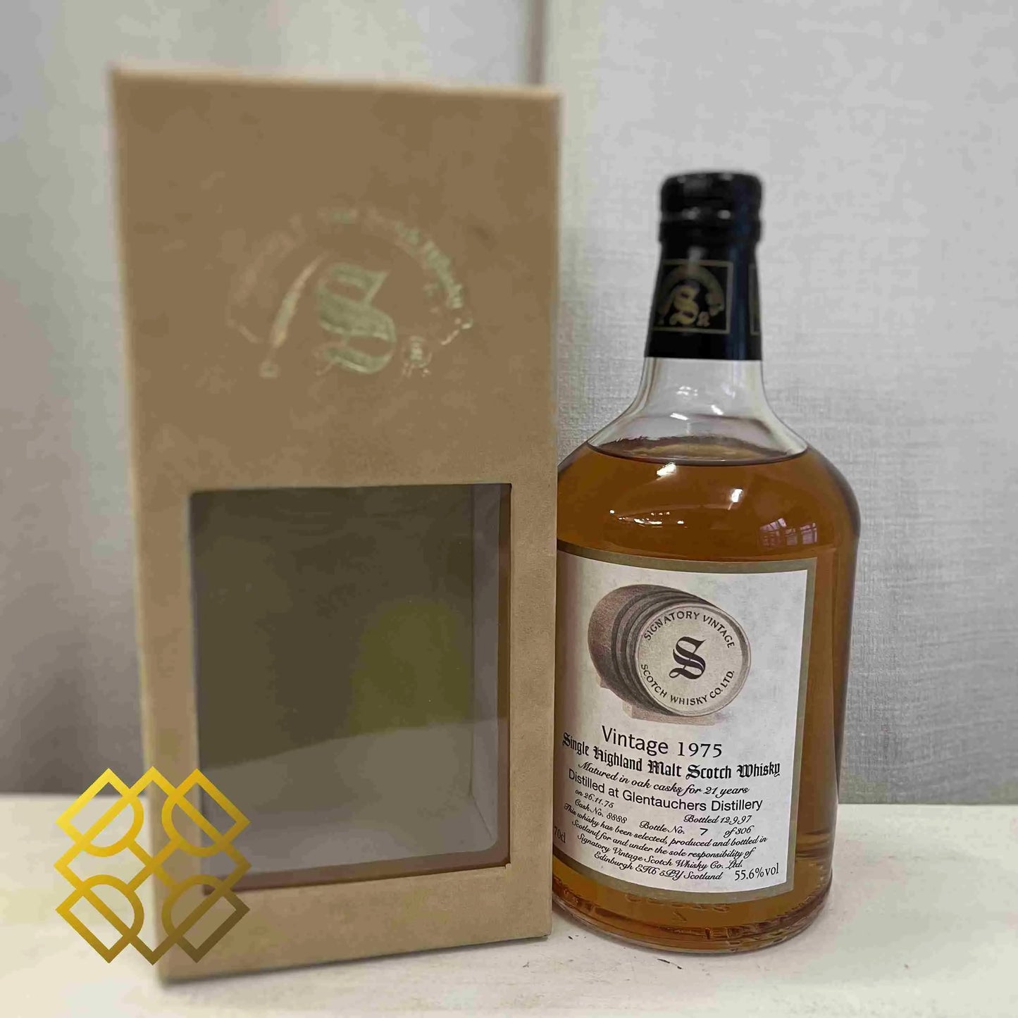 SV Glentauchers - 21YO, 1975/1997, #8888, 55.6% (WB89.38) (分現金/信用卡價) - Scotch Whisky