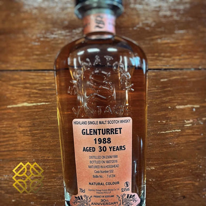 SV Glenturret - 30YO, 1988/2018, #532, SV 30th Anniversary, 52.4% - Scotch Whisky