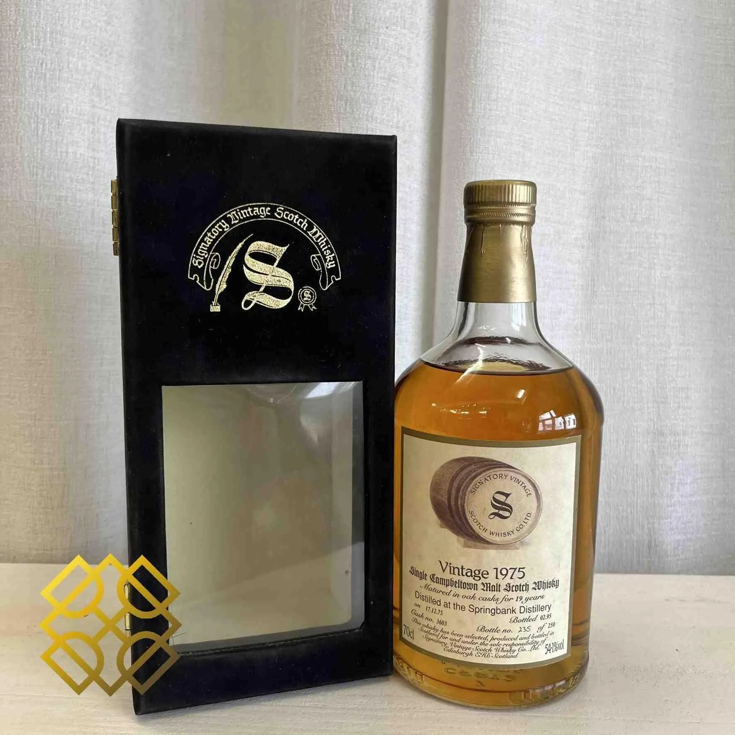 SV Springbank - 19YO, 1975/1995, #3603, Dumpy, 54.1% - Scotch Whisky