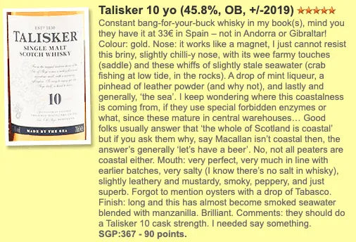 Talisker - 10YO, 45.8% - Scotch Whisky