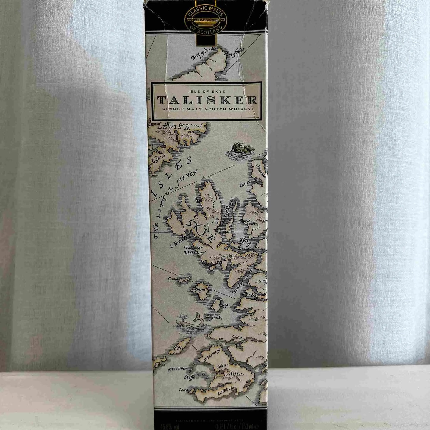 Talisker - 10YO, Map Label, 1990s, 45.8% (WF92) (分現金/信用卡價) - Scotch Whisky