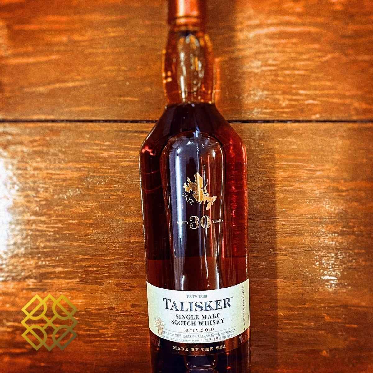 Talisker - 30YO, 2015 bottled, Made by the Sea, 45.8%   Type : Single malt whisky 威士忌
