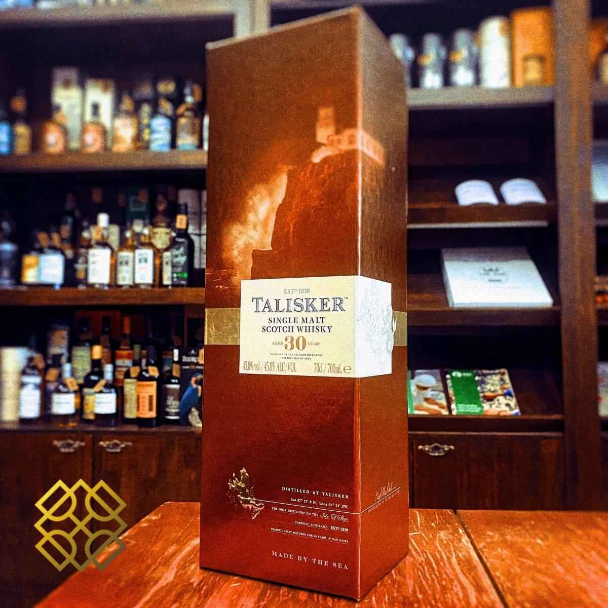 Talisker - 30YO, 2015 bottled, Made by the Sea, 45.8%   Type : Single malt whisky 威士忌, 2