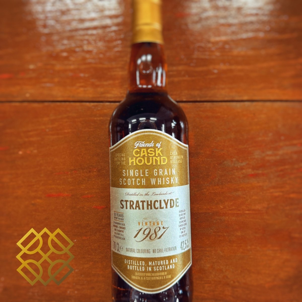 The Caskhound Strathclyde 38YO, 1987/2025, Friends of Caskhound, 62324, 42.5% (分現金/信用卡價) - 蘇格蘭威士忌
