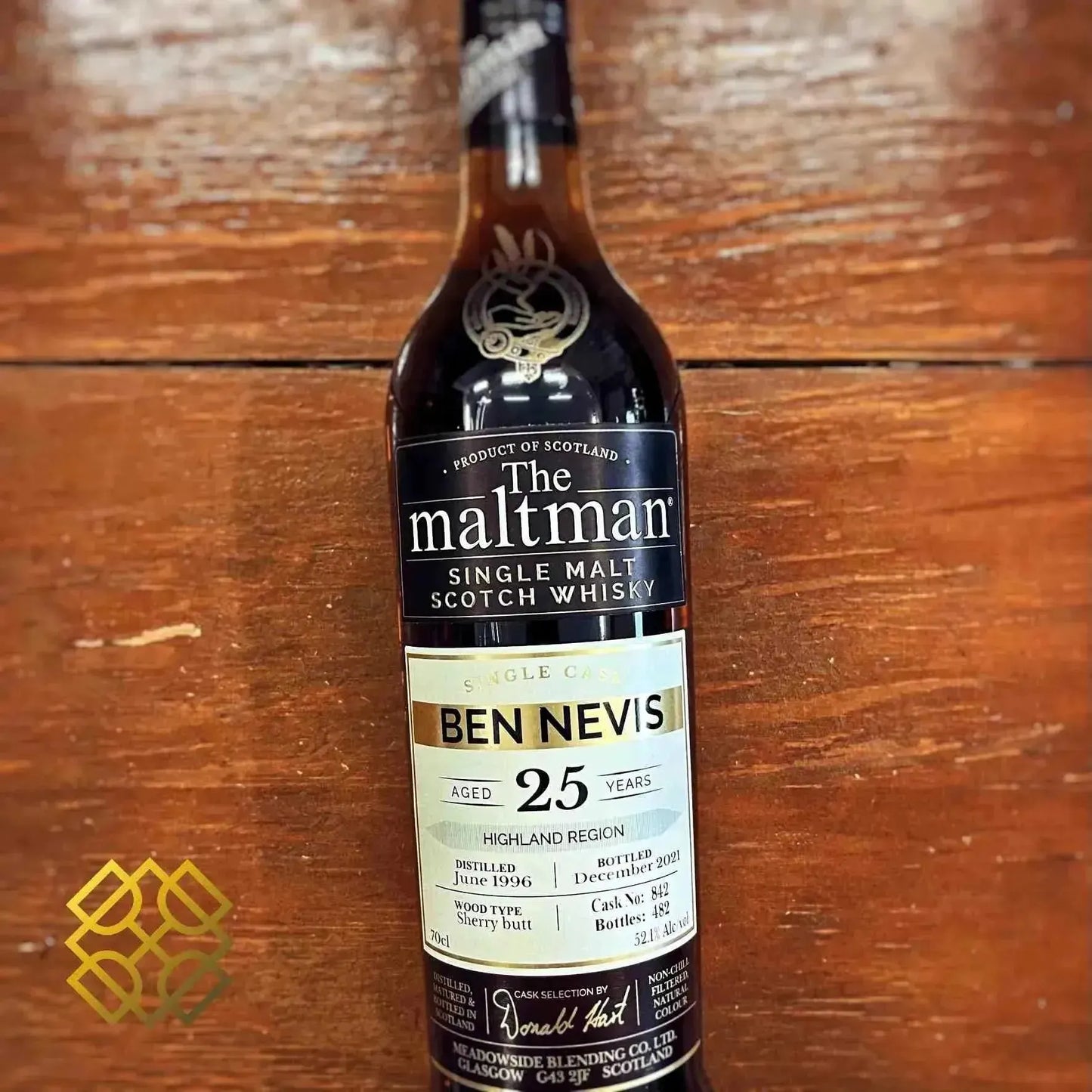 The Maltman Ben Nevis - 25YO, 1996/2021, #842, 52.1% - Scotch Whisky