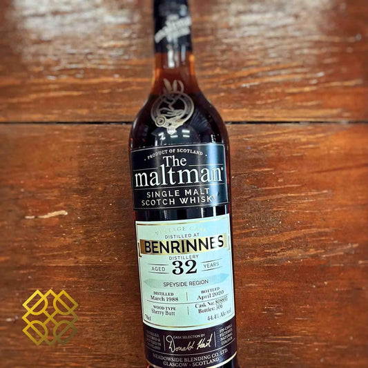 The Maltman Benrinnes - 32YO, 1988/2020, #808893, 44.4% - Scotch Whisky