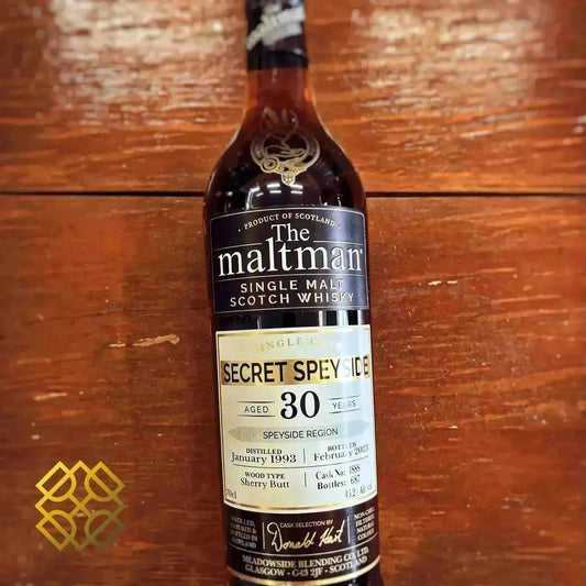 The Maltman Secret Speyside - 30YO, 1993/2023, #1888, 45.2% - Scotch Whisky