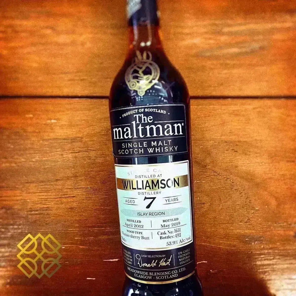 The Maltman Williamson (Laphroaig) - 7YO, 2012/2019, 53.9% - Scotch Whisky