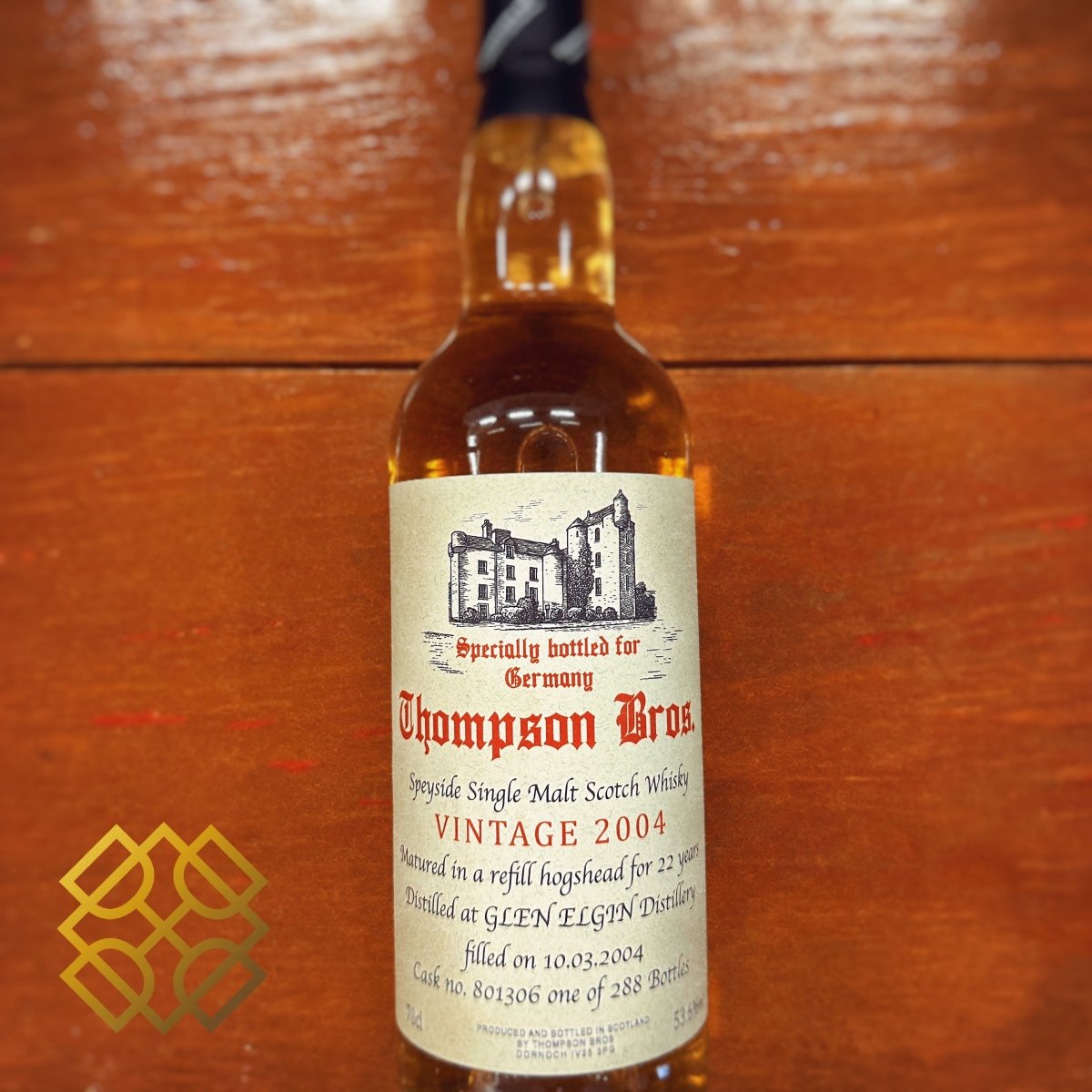 Thompson Bros. Glen Elgin 22YO 2004/2026, 801306 , 53.6% (WB88.48) - 蘇格蘭威士忌