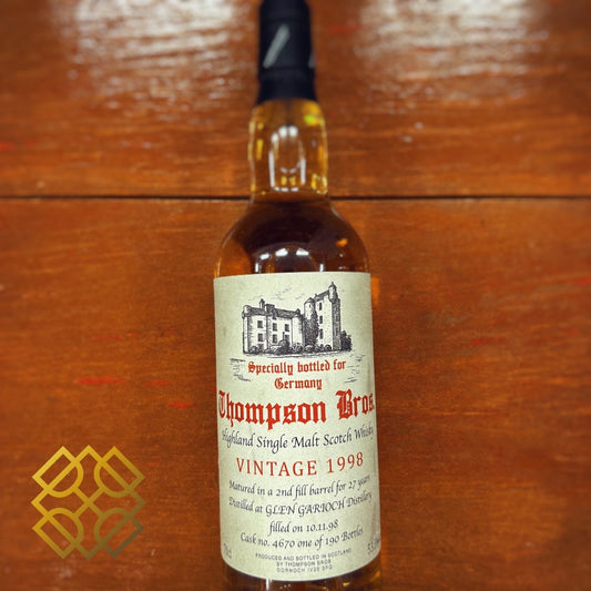 Thompson Bros. Glen Garioch 27YO, 1998/2025, 4670, 53.8% (WB90.38) (分現金/信用卡價) - 蘇格蘭威士忌